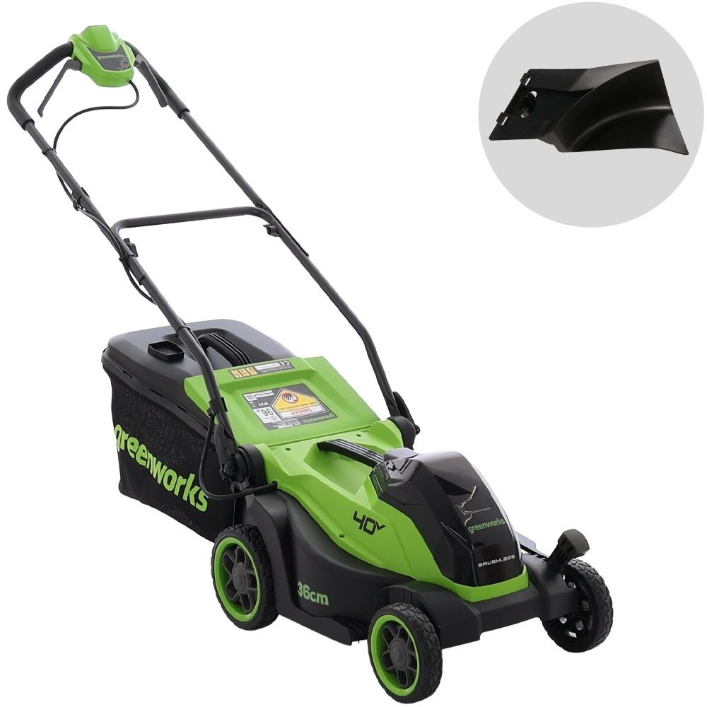 Gressklipper Greenworks LM3604A1; 40 V; 36 cm (uten batteri og lader)