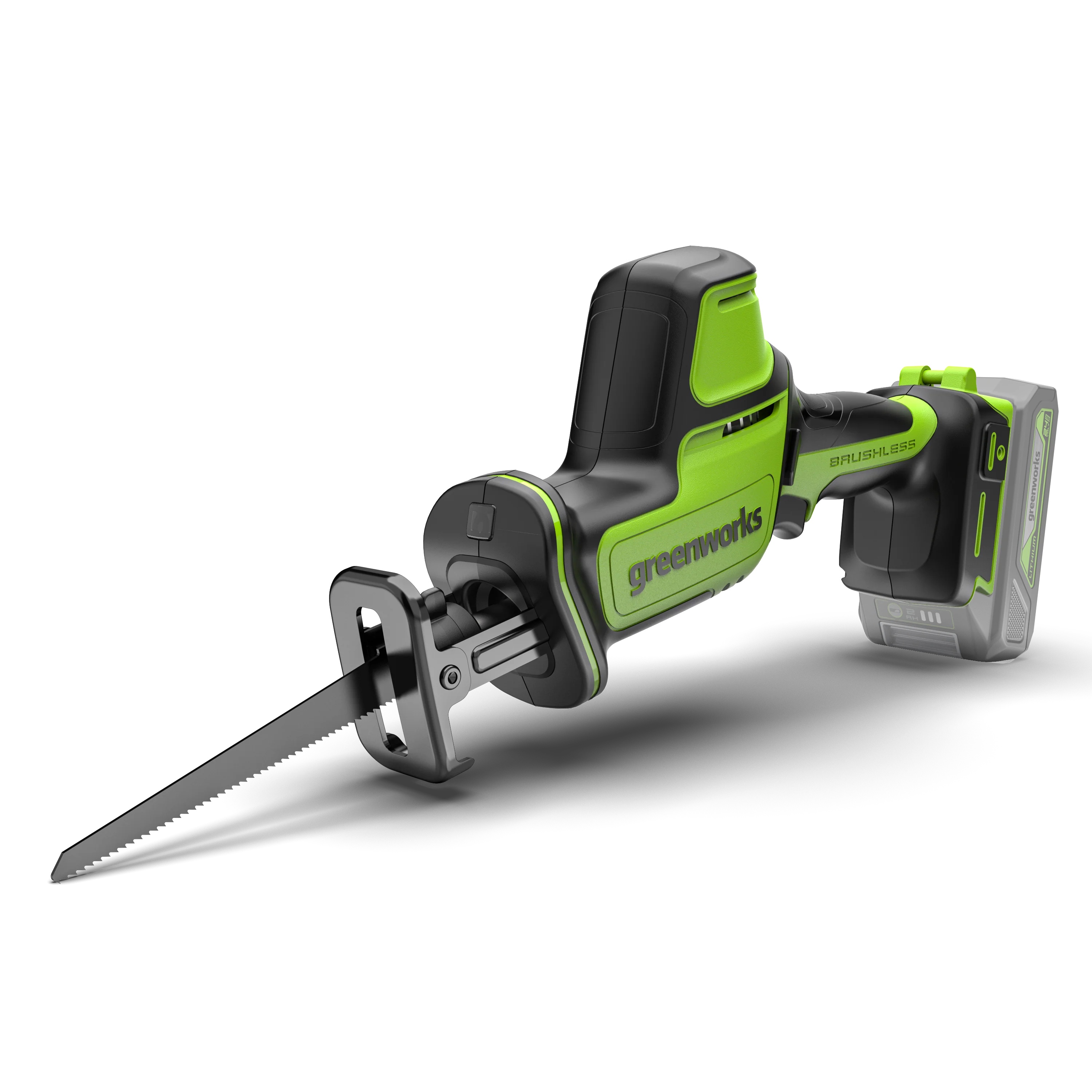 Batteridrevet tigersag Greenworks GD24MRS; 24 V; 28 mm (uten batteri og lader)