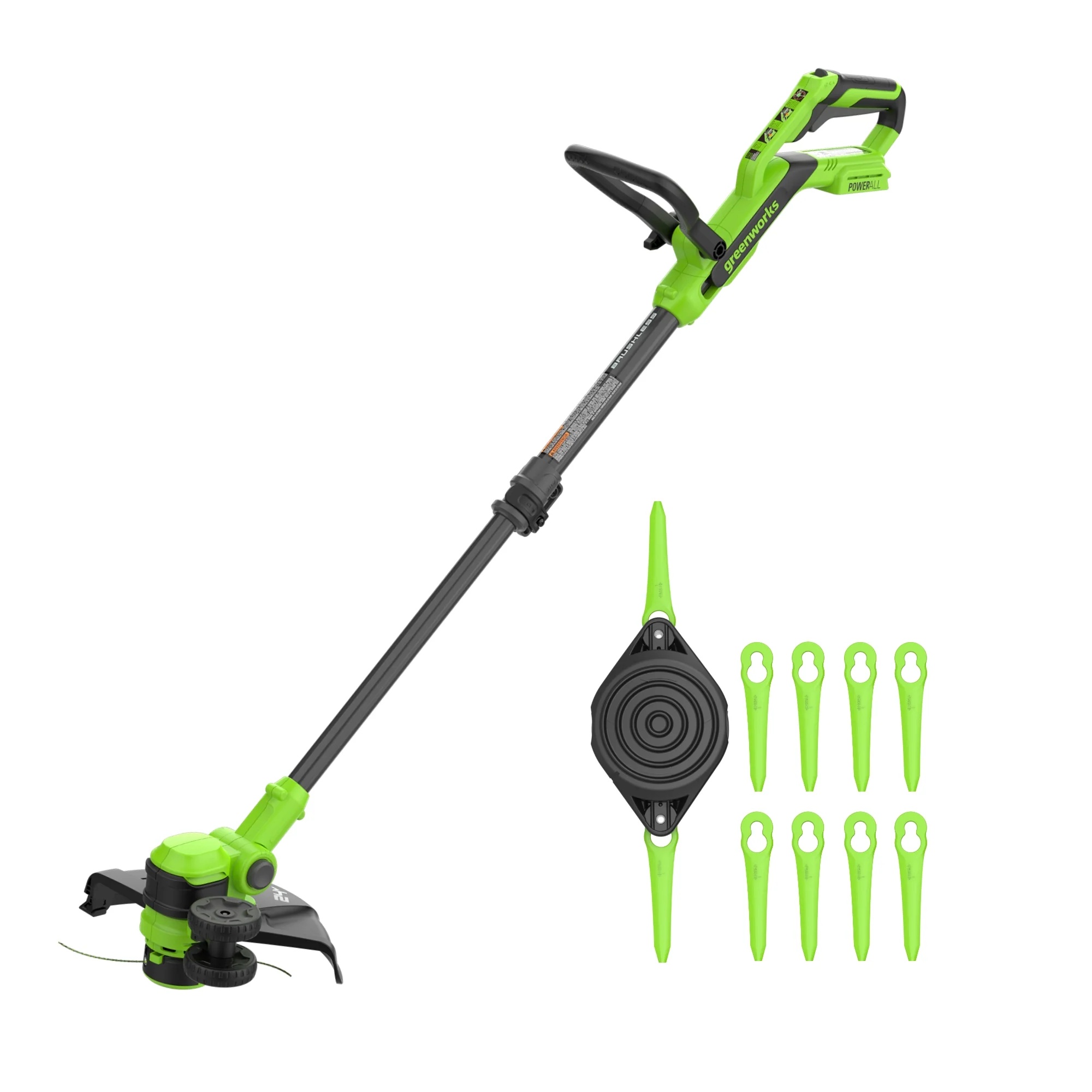 Batteridrevet gressklipper Greenworks ST3002A2; 24 V; 30 cm (uten batteri og lader)