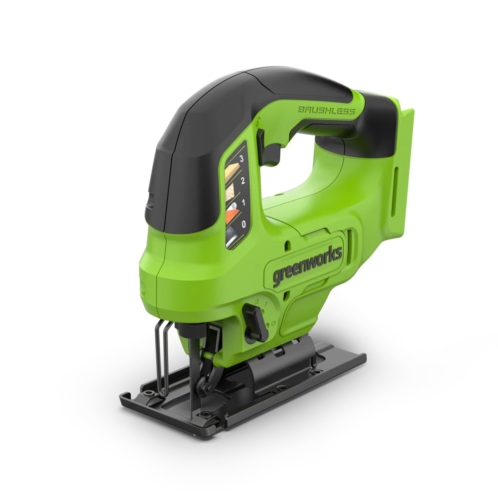 Stikksag Greenworks JS326; 24 V (uten batteri og lader)
