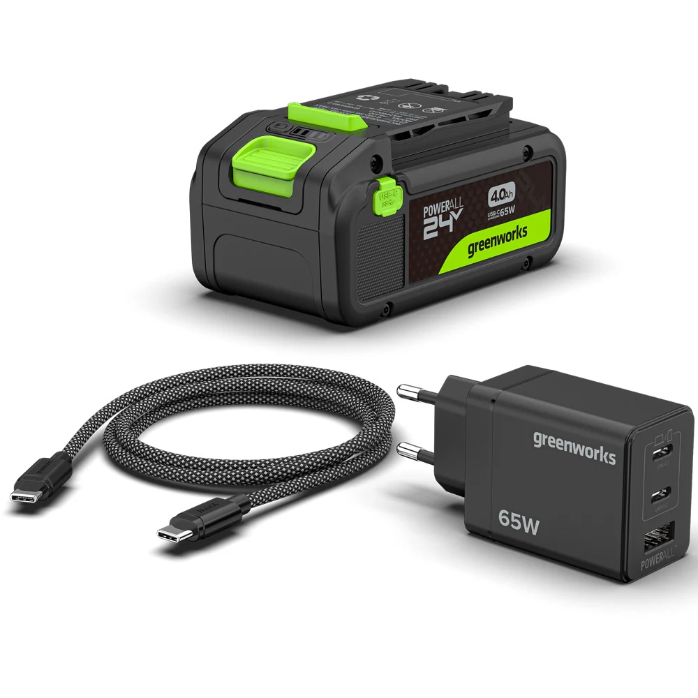 Batteri Greenworks K2S4BEAA1; 24 V; 1x4,0 Ah batt.