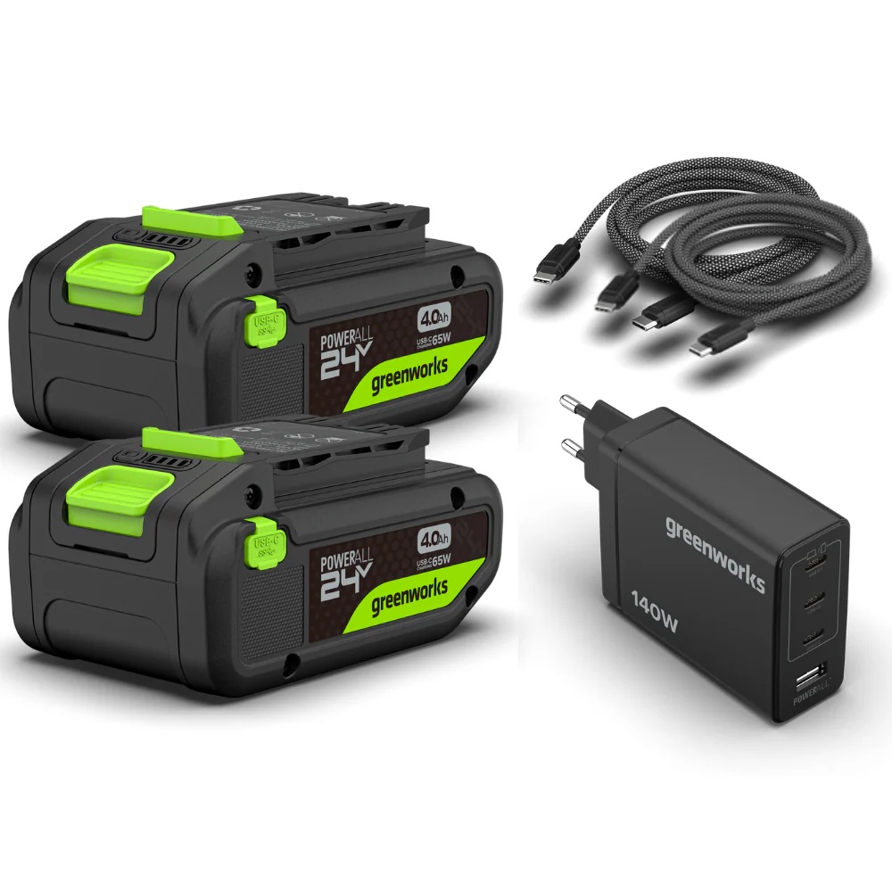 USB-lader Greenworks AP140EAA2; 140 W; USB-C
