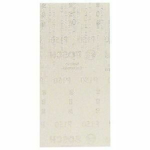 Nettmønstret slipepapir Bosch M480; 93x186 mm; P150; 10 stk
