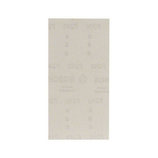 Nettmønstret slipepapir Bosch M480; 93x186 mm; P240; 10 stk