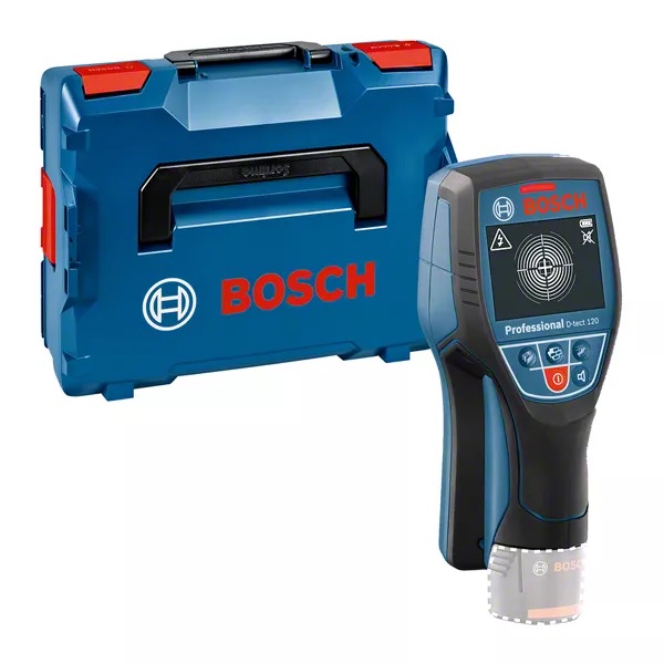 Kabel- og metalldetektor Bosch D-tect 120; 12 V (uten batteri og lader)