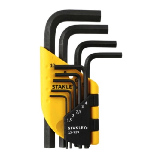 Unbrakonøkler Stanley 1-13-929; 1,5-10 mm; 9 stk