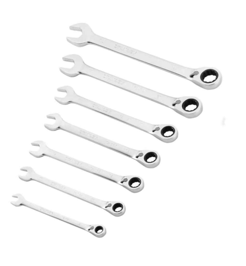 Hylsenøkkelsett Stanley FMMT82848-0; 8-19 mm; 7 stk