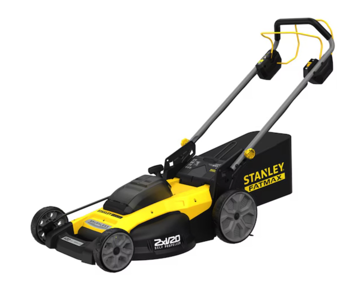 Gressklipper Stanley SFMCMWS251M-QW; 18 V; 2x4,0 Ah batt.