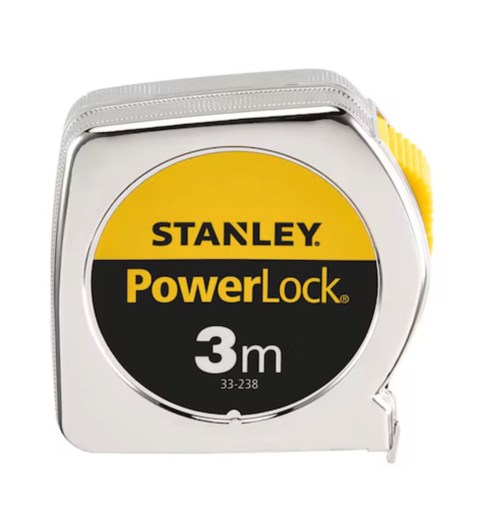 Målerulle Stanley PowerLock; 3 m