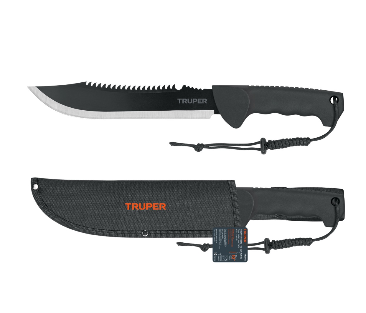 Kniv med hylster Truper MACH-10X; 250 mm