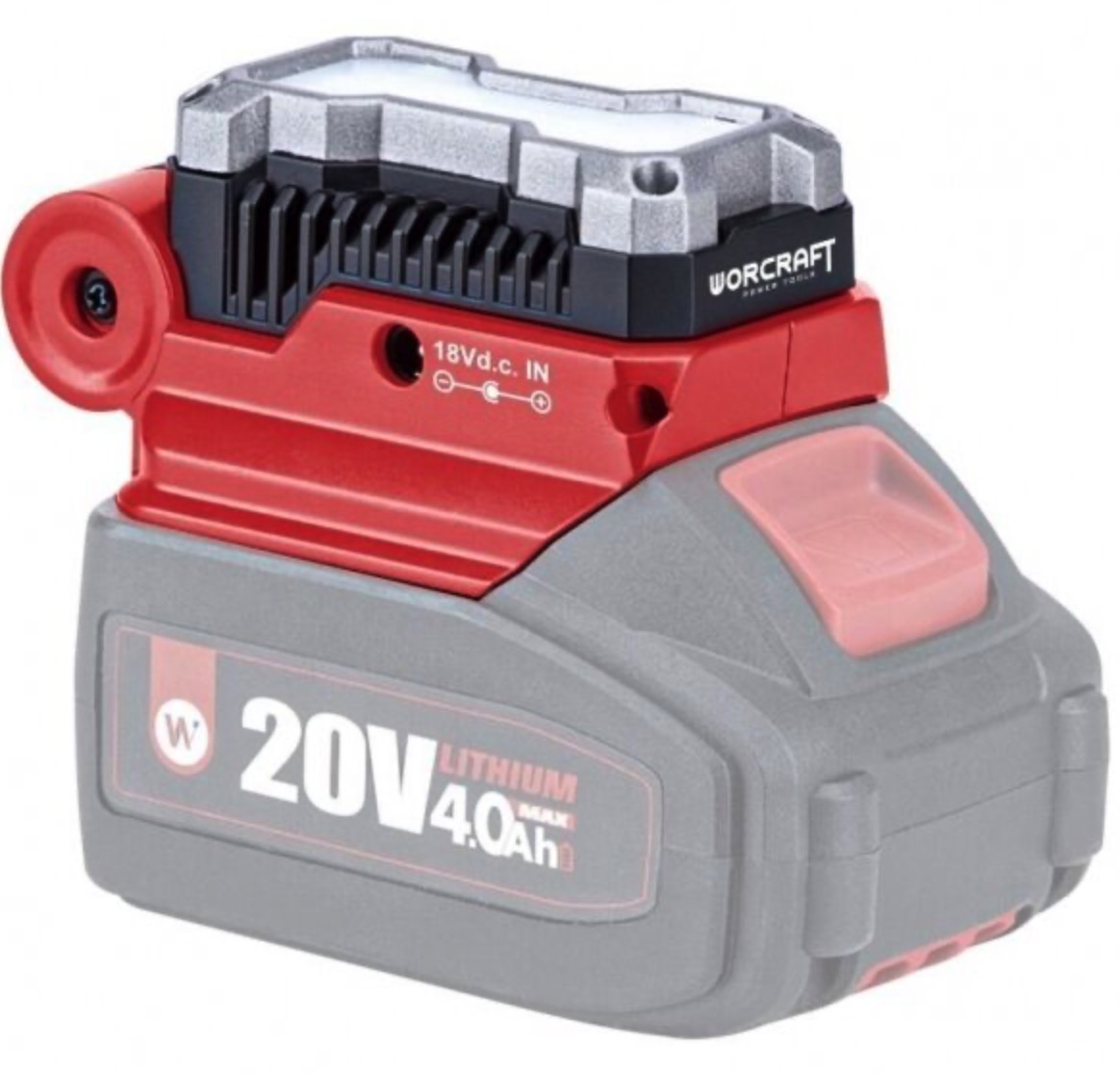 Batteriadapter Worcraft CUA-S20Li; 20 V -> USB; For lading av telefonbatterier