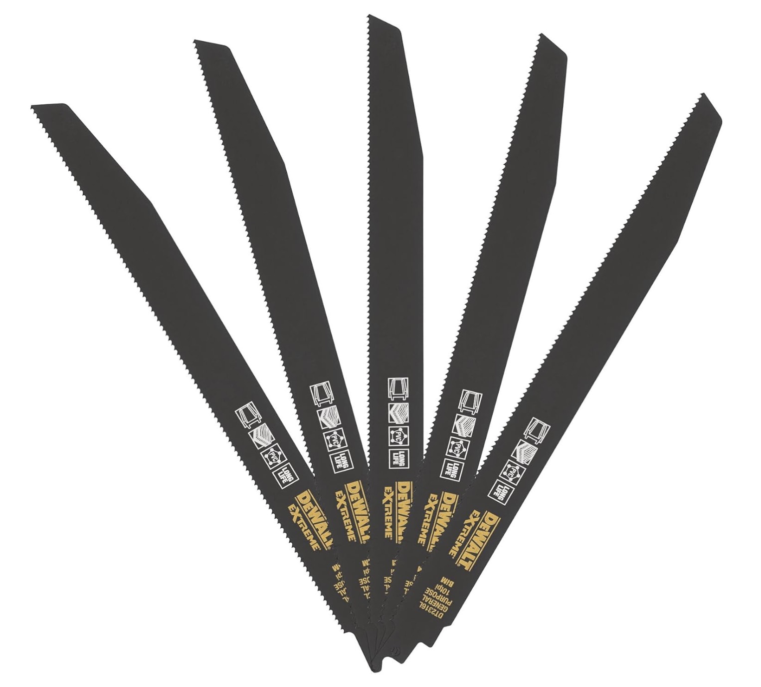 Tigersagblad DeWalt DT2316L-QZ; 305 mm; 5 stk