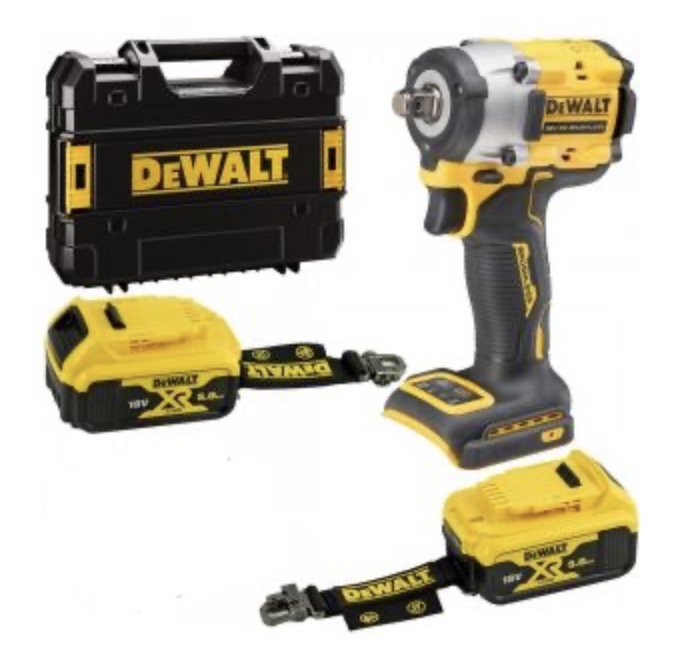 Slagmuttertrekker DeWalt DCF921P2LRT-XJ; 18 V; 2x5,0 Ah batt.