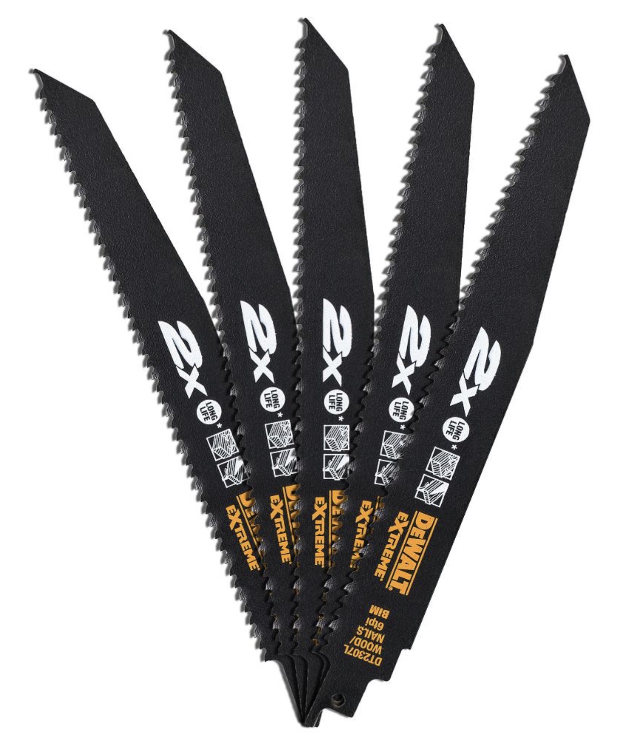Tigersagblad DeWalt DT2301L-QZ; 152 mm; 5 stk