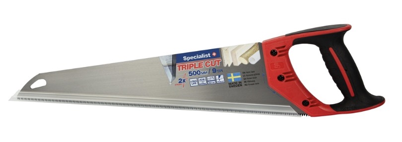 Håndsager Specialist+ TRIPLE CUT; 500 mm; Til treverk