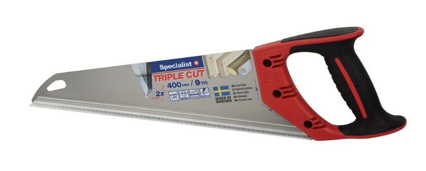 Håndsager Specialist+ TRIPLE CUT; 400 mm; Til treverk