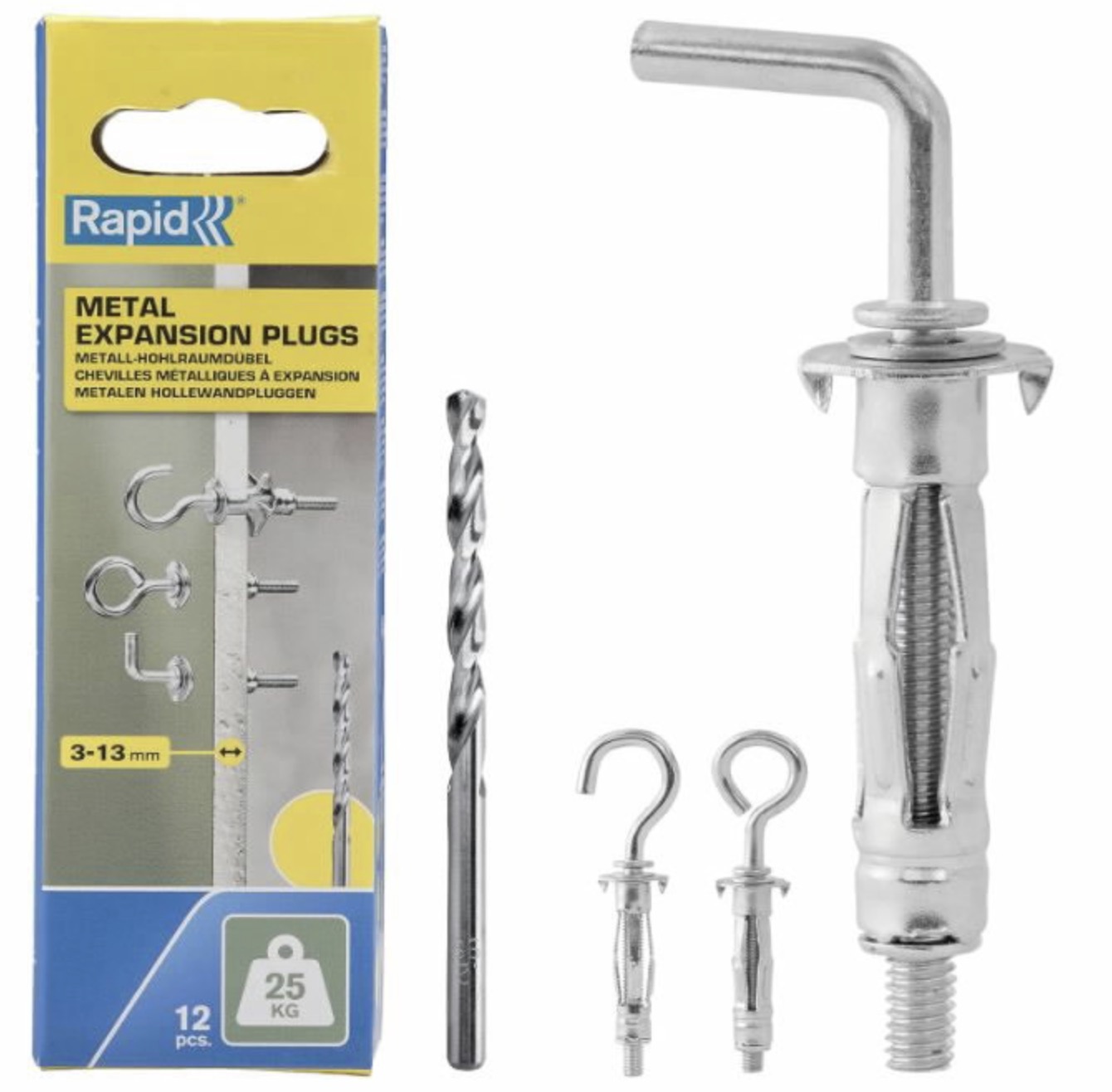 Ekspansjonsbolt Rapid 5001556; 8x32 mm; 12 stk