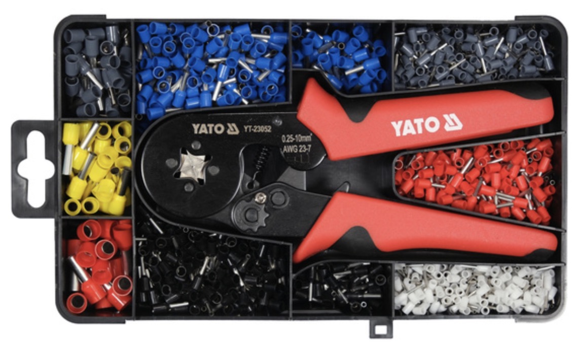 Kabelskotang Yato YT-23052; 175 mm + tilbehør