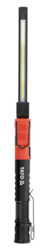 Lommelykt Yato YT-08525; 3,7 V; 1x1,1 Ah batt.
