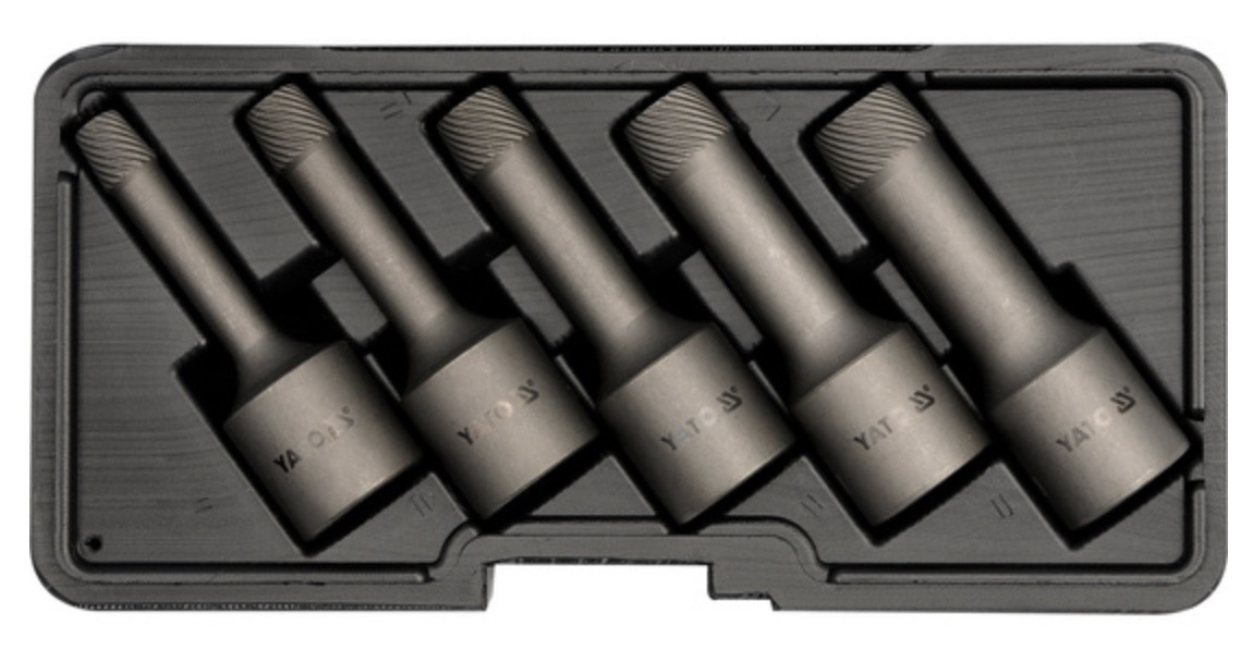 Boltavtrekkere Yato YT-0624; 1/2''; 8-16 mm; 5 stk