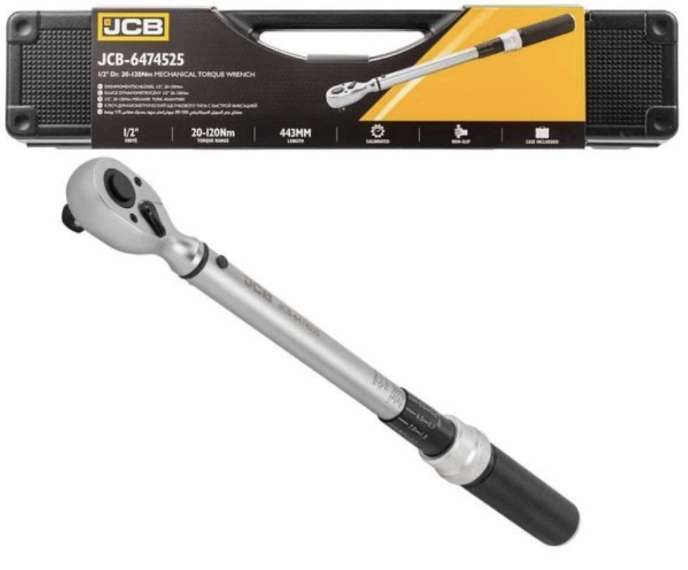 Dreiemomentnøkkel JCB 6474525; 1/2''; 20-120 Nm