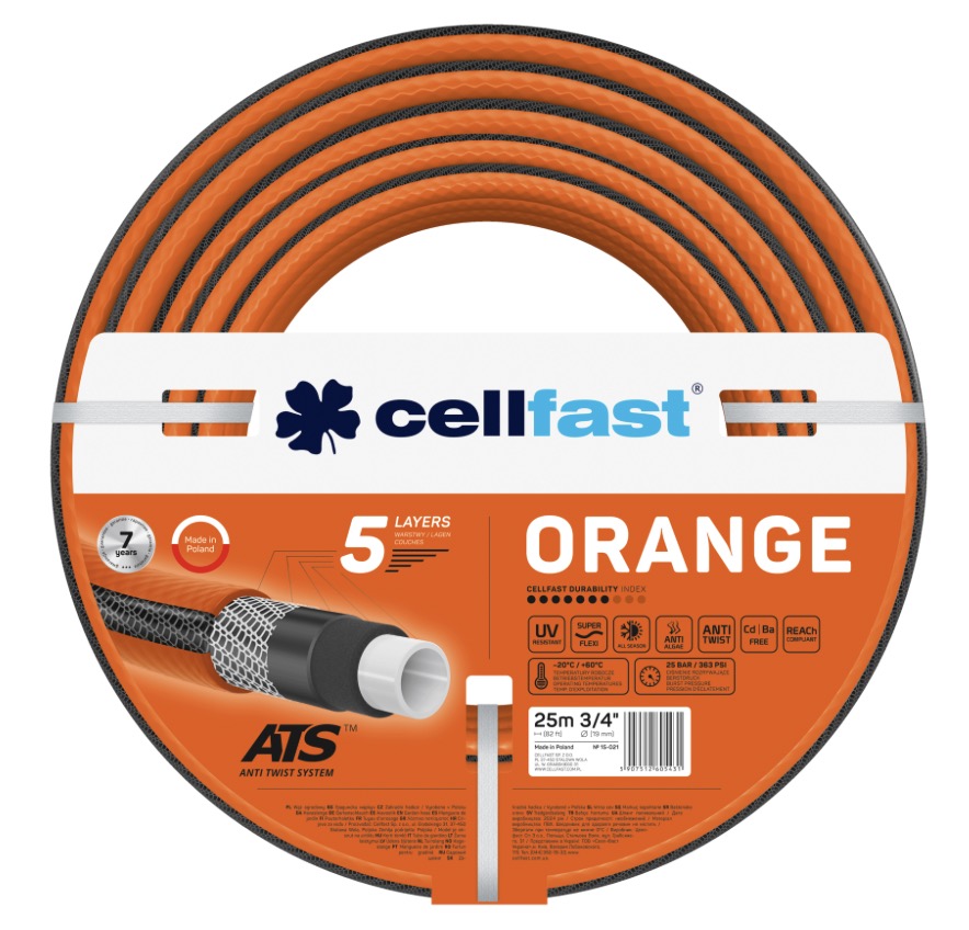 Vannslange Cellfast 15-021; 3/4''; 25 m