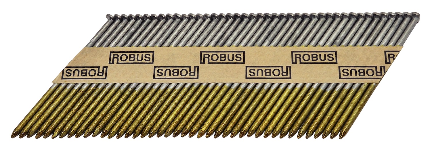 Dykkert Robus;&nbsp;75x2,8 mm; 34°; 4000 stk.; varmforsinket, riflet