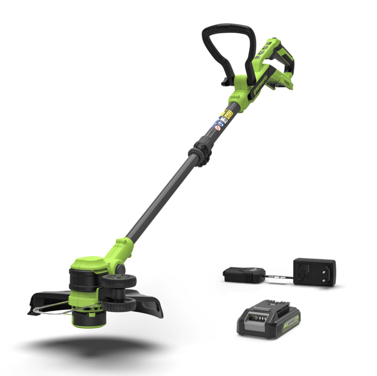 Gresstrimmer Greenworks ST24B218-01; 24 V; 1x2,0 Ah batt.