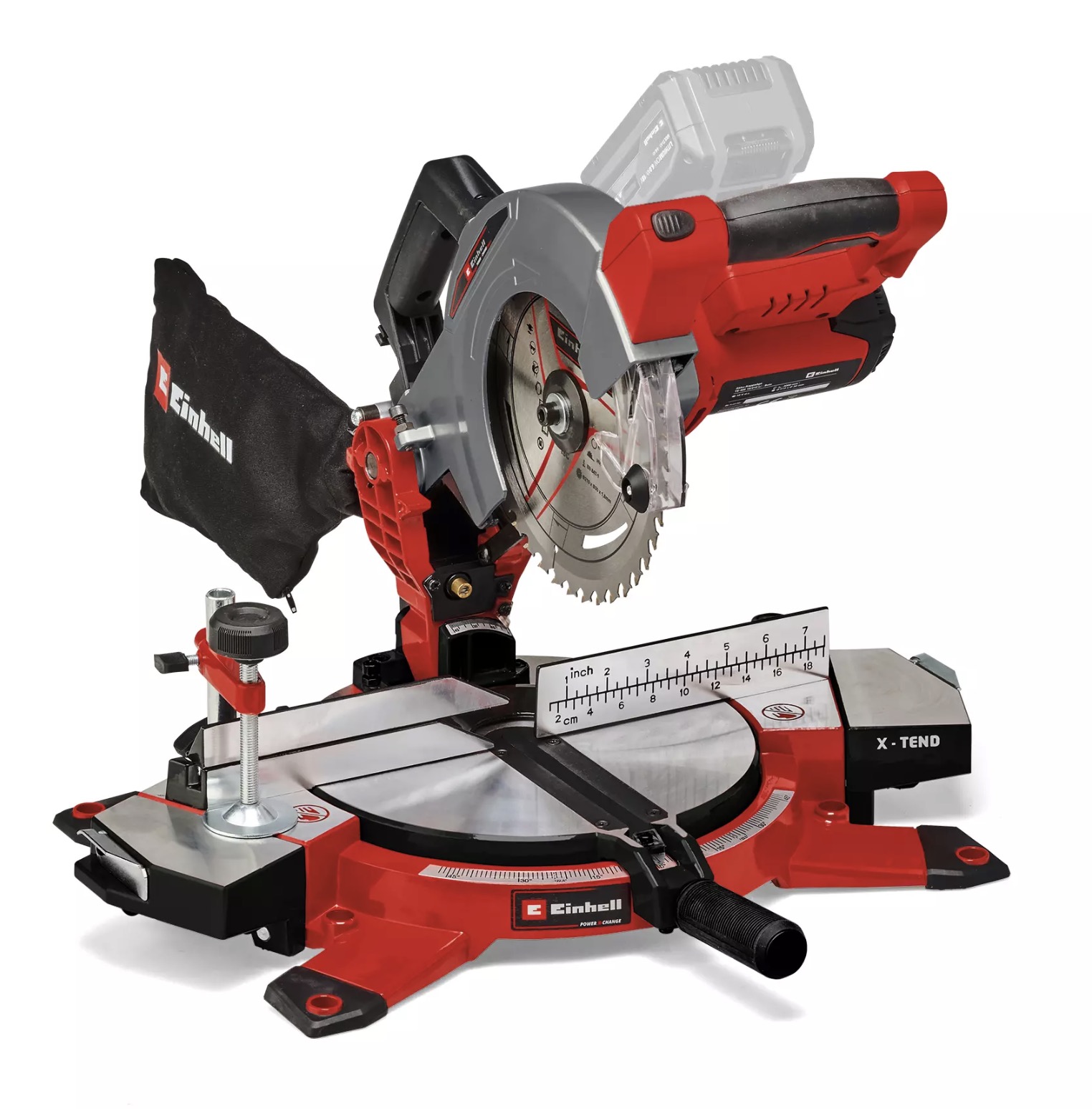 Kapp- og gjærsag Einhell TE-MS 18/210 Li-Solo; 18 V (uten batteri og lader)