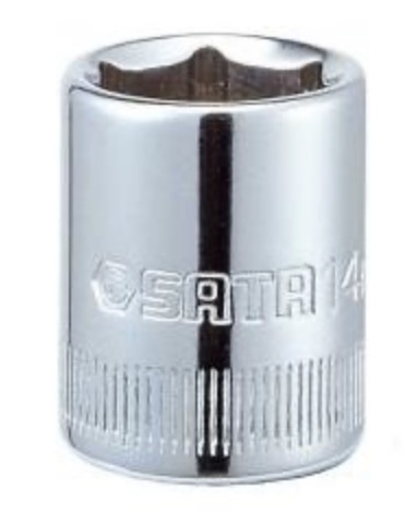 Hylsenøkkel Sata S11306; 1/4''; 6 mm