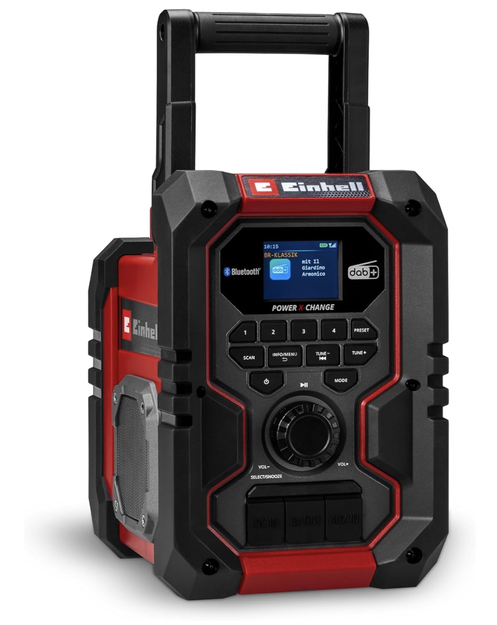 Radio Einhell TE-CR 18 Li DAB+/FM/BT; 18 V (uten batteri og lader)