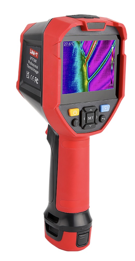Infrarød termometer UNI-T UTi720E; 3,6 V; 1x5,2 Ah batt.