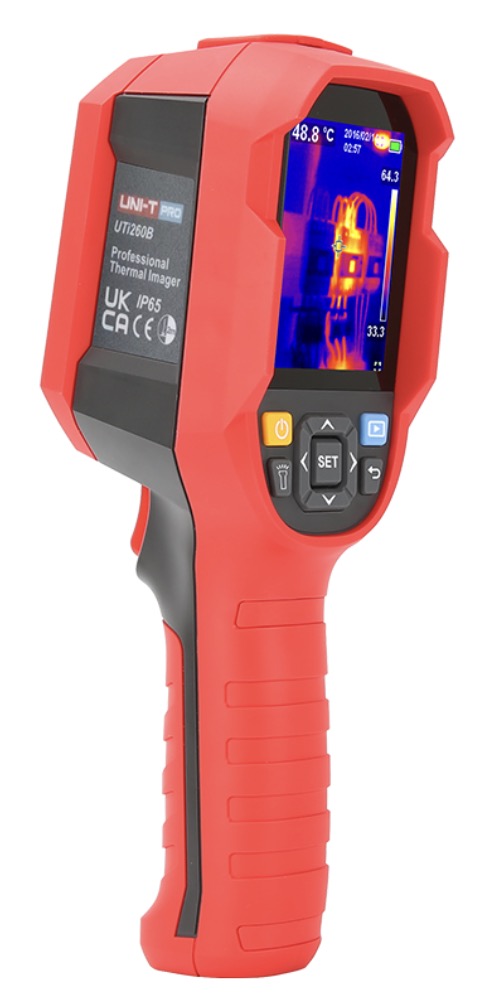 Infrarød termometer UNI-T UTi260B; 3,6 V; 1x5,0 Ah batt.