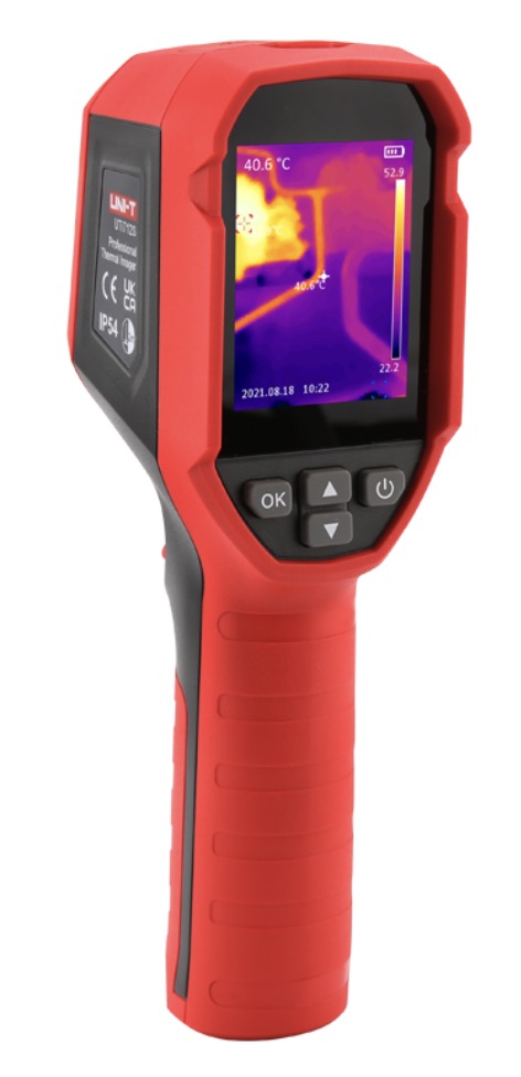 Infrarød termometer UNI-T UTi712S; 3,7 V; 1x2,6 Ah batt.