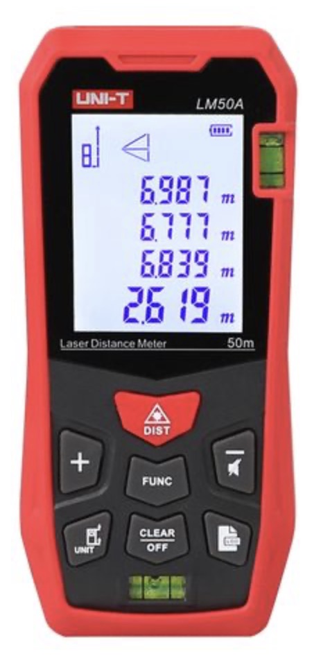 Laseravstandsmåler UNI-T LM50A
