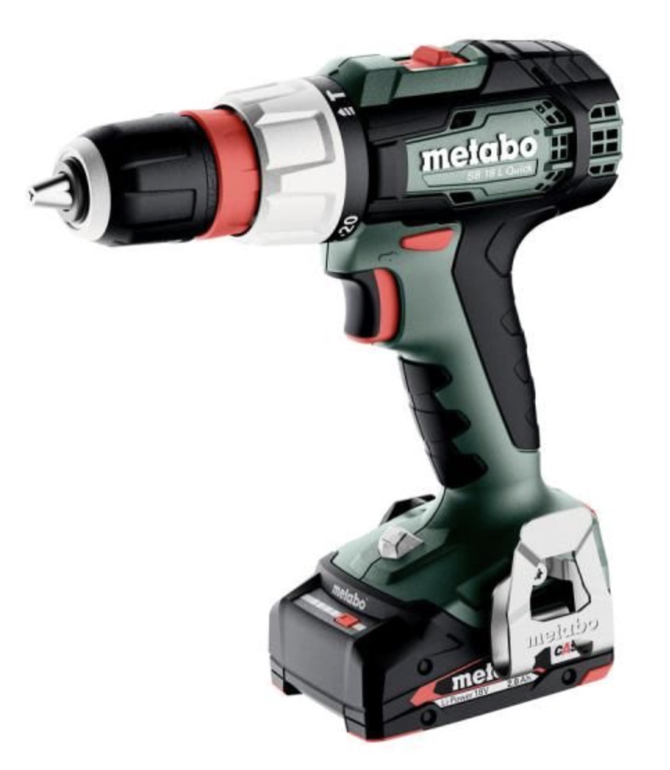 Slagskrutrekker / bor Metabo SB 18 L Quick; 18 V; 2x2,0 Ah batt.