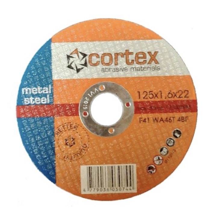 Abrasiv kappeskive Cortex 14098; 125x1,6x22 mm