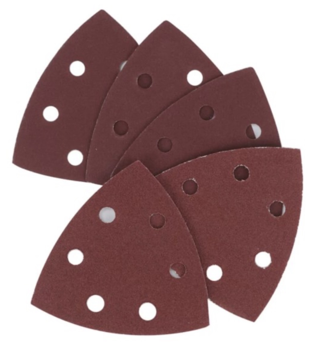 Sandpapir til deltaslipere Cortex 31411; 94x94 mm; P100; 5 stk