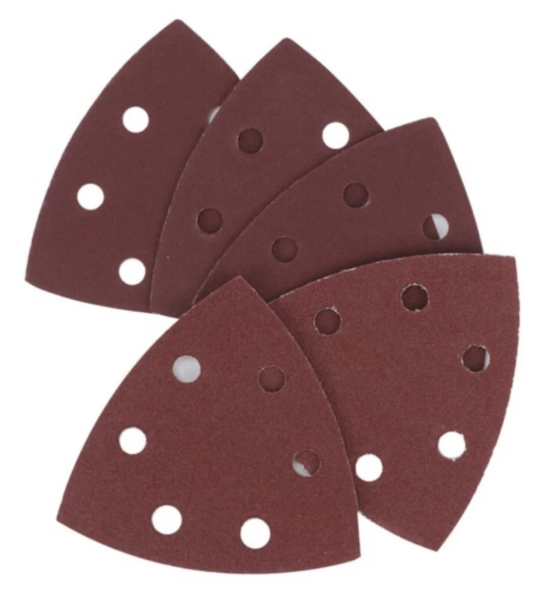 Sandpapir til deltaslipere Cortex 31414; 94x94 mm; P180; 5 stk
