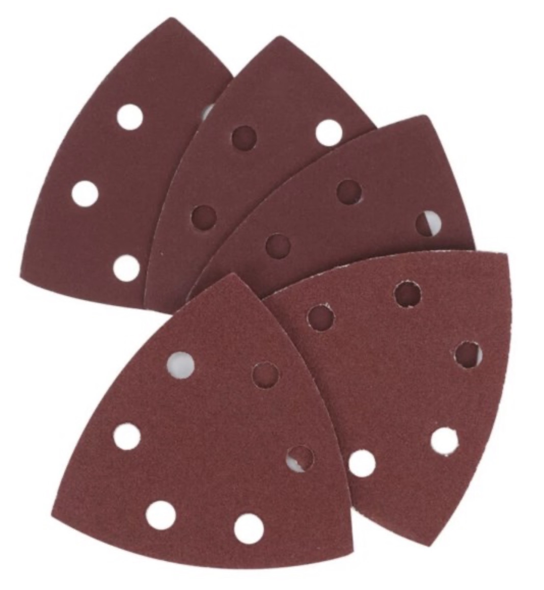Sandpapir til deltaslipere Cortex 31413; 94x94 mm; P150; 5 stk