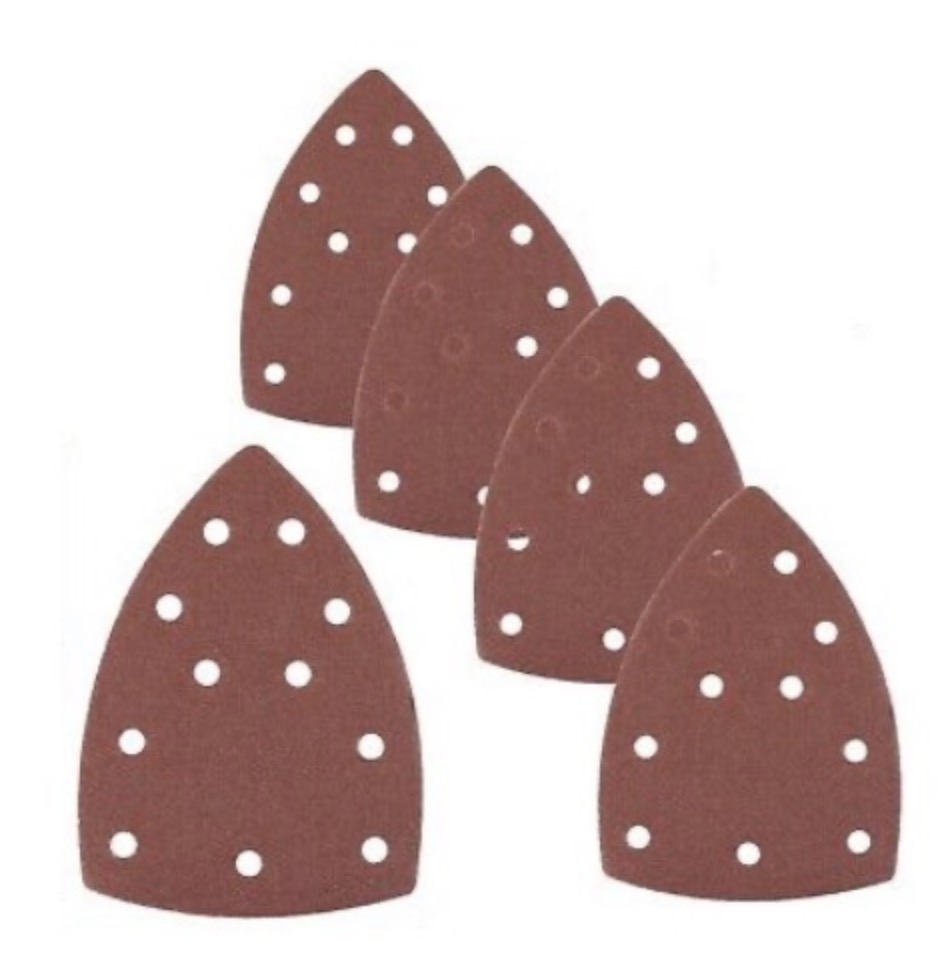 Sandpapir til deltaslipere Cortex 35234; 100x150 mm; P120; 5 stk