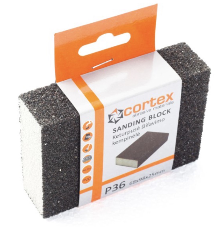 Poleringssvamp Cortex 14414; 98x68x25 mm; P36