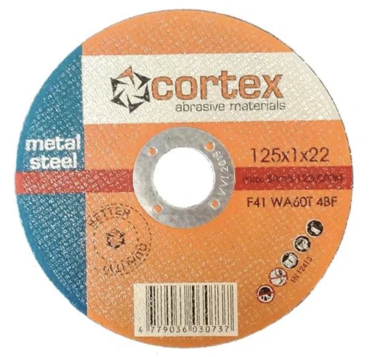Abrasiv kappeskive Cortex 14097; 125x1,0x22 mm