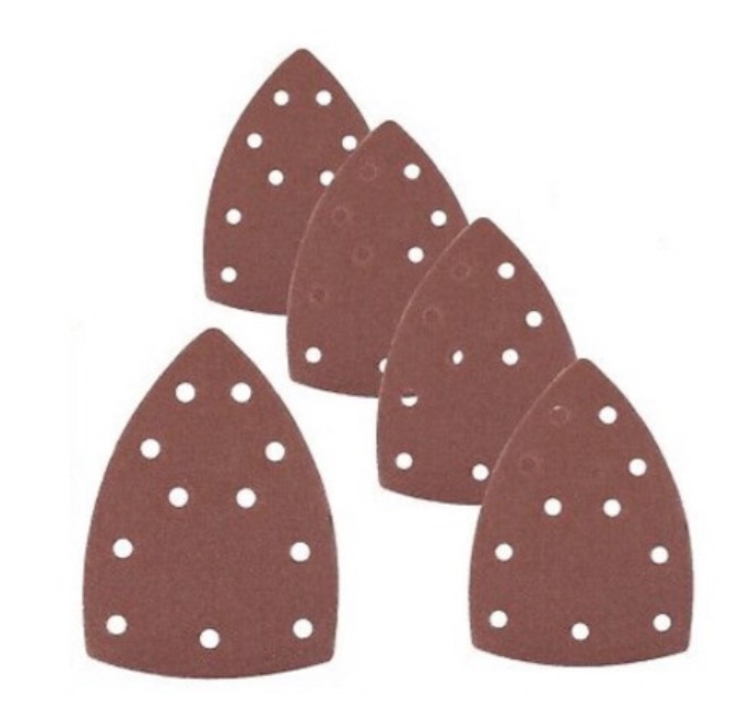 Sandpapir til deltaslipere Cortex 35233; 100x150 mm; P100; 5 stk