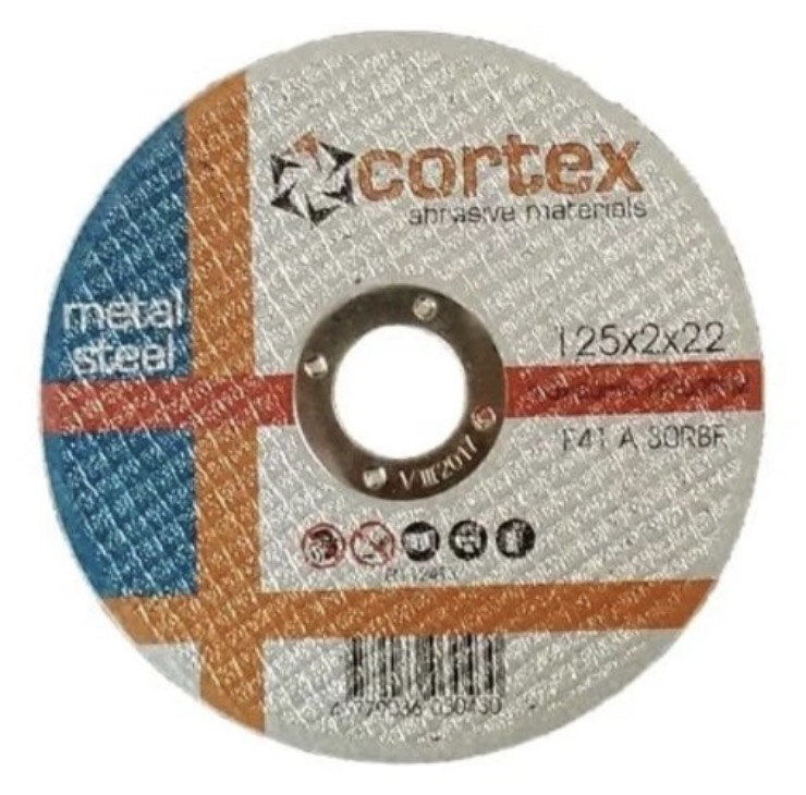 Abrasiv kappeskive Cortex 18205; 125x2,0x22,2 mm