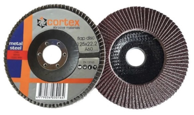 Lamellrondeller Cortex 14006; 125x22,2 mm; P60