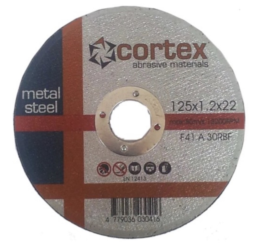 Abrasiv kappeskive Cortex 18203; 125x1,2x22,2 mm