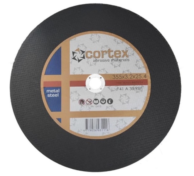 Abrasiv kappeskive Cortex 18216; 355x3,2x25,4 mm