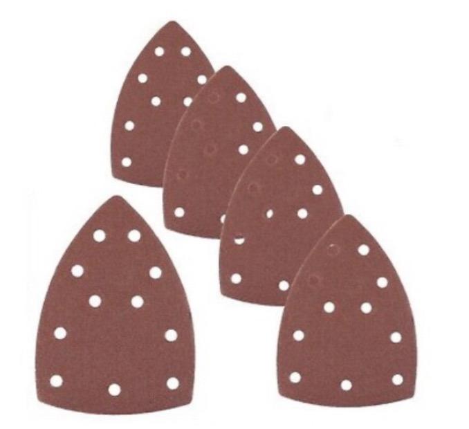 Sandpapir til deltaslipere Cortex 35231; 100x150 mm; P60; 5 stk