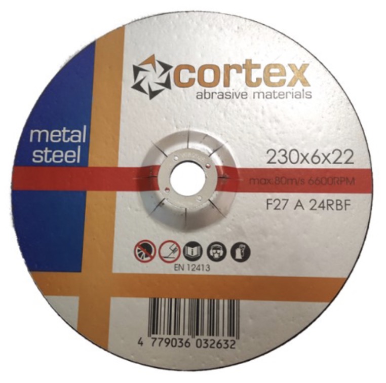 Slipeskive Cortex 32102; 230x6,0x22,2 mm